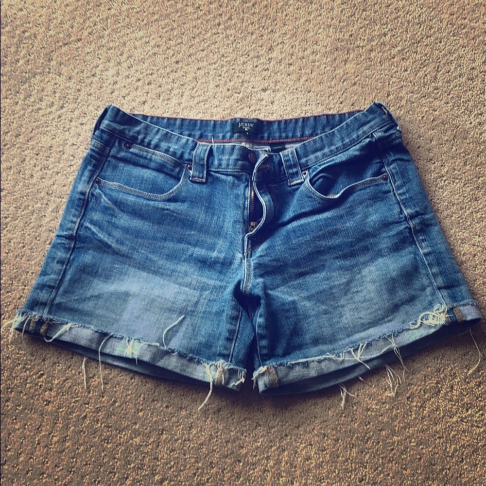denim shorts